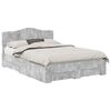 vidaXL S&auml;ngyn runko p&auml;&auml;tyll&auml; Betoni Harmaa 5FT King Size Tekninen puu