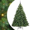 vidaXL Tekojoulukuusi 300 LED-valoilla Vihre&auml; 210 cm PE ja PVC