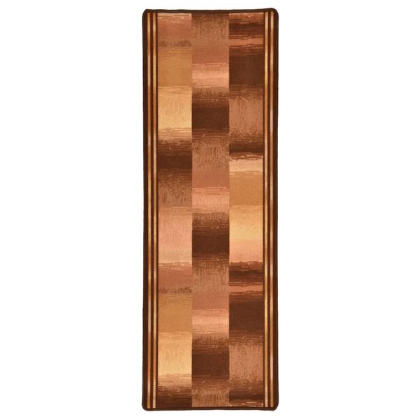 vidaXL K&auml;yt&auml;v&auml;matto geelipohja tiilikuvio beige 67x120 cm