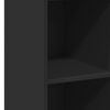 vidaXL Kaappi musta 30x41x124 cm tekninen puu