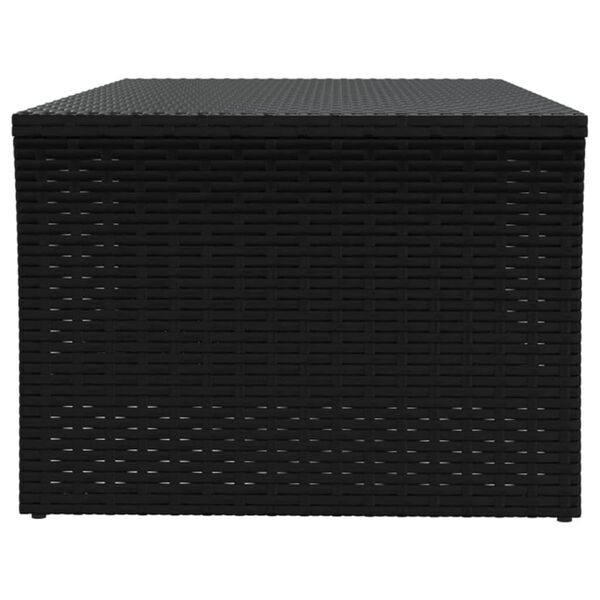 vidaXL Sohvap&ouml;yt&auml; musta 100x50x40 cm polyrottinki