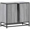 vidaXL Kylpyhuoneen pesuallaskaappi Harmaa Sonoma Engineered Wood