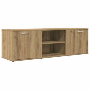 vidaXL TV-taso k&auml;sity&ouml;l&auml;inen tammi 120x34x37 cm tekninen puu