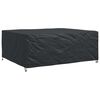 vidaXL Huonekalusuojus Yksiv&auml;rinen Musta 250 x 210 x 90 cm 210D