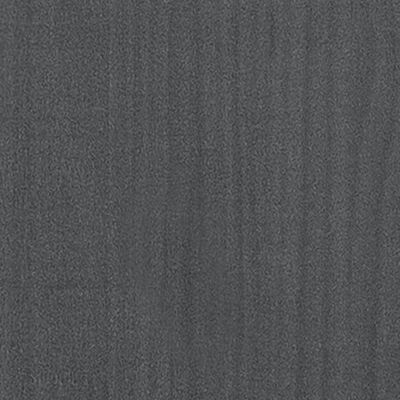 vidaXL Puutarhan kukkalaatikko harmaa 150x50x70 cm täysi mänty