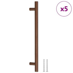 vidaXL Kaapin kahvat 5 kpl pronssi 192 mm ruostumaton ter&auml;s