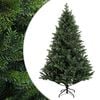 vidaXL Salkomallinen tekoinen joulukuusi 120 cm PVC ja metalli Vihre&auml;