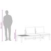 vidaXL 2-osainen Puutarhasohvasarja t.harmaat tyynyt täysi akasiapuu