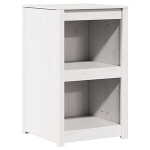 vidaXL Keitti&ouml;kaappi hyllyll&auml; MEPPEL Valkoinen 55 x 55 x 92 cm