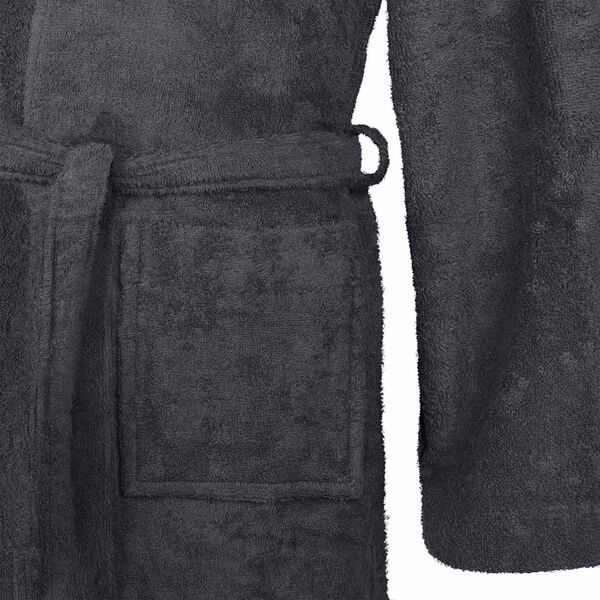 vidaXL Kylpytakki KINN Antrasiitti M Puuvilla