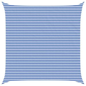 vidaXL Aurinkovarjolaudat Sininen ja valkoinen 7 x 7 m HDPE