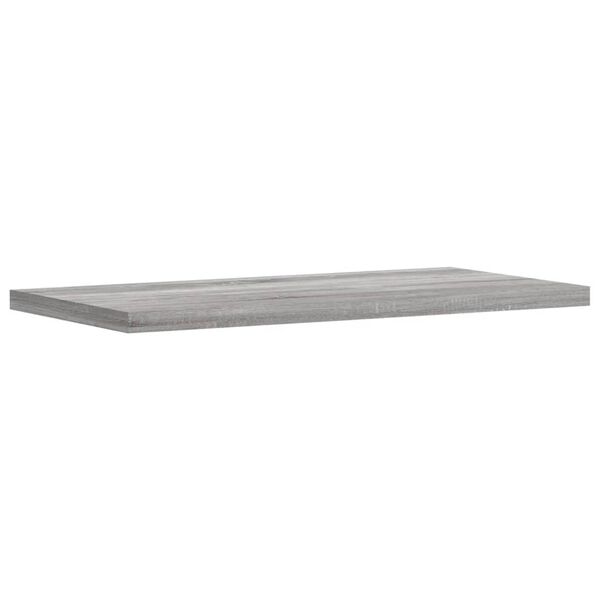 vidaXL Sein&auml;hyllyt 4 kpl harmaa Sonoma 40x20x1,5 cm tekninen puu