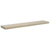 vidaXL Kelluvat sein&auml;hyllyt 2 kpl tammi 120x23,5x3,8 cm MDF