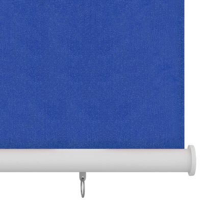 vidaXL Rullaverho ulkotiloihin 100x140 cm sininen HDPE