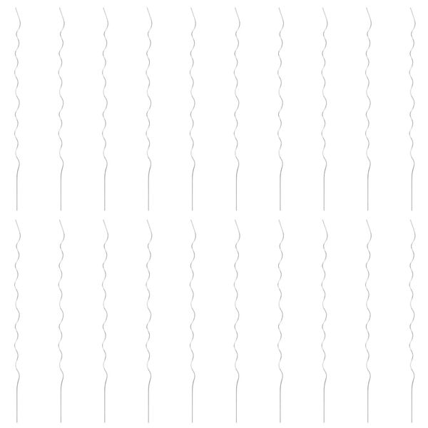 vidaXL Kasvituet 20 kpl spiraali 170 cm Galvanoitu teräs