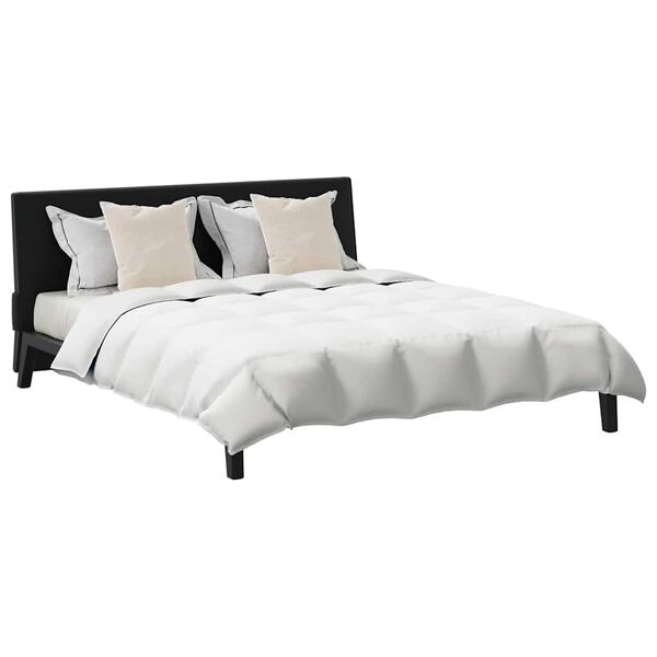 vidaXL Peittosarja tyynyllä 3 pcs Valkoinen Untuvahöyhen