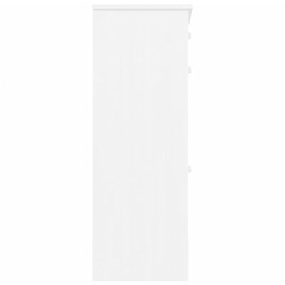 vidaXL Kenkäkaappi ALTA valkoinen 77x35x96 cm täysi mänty