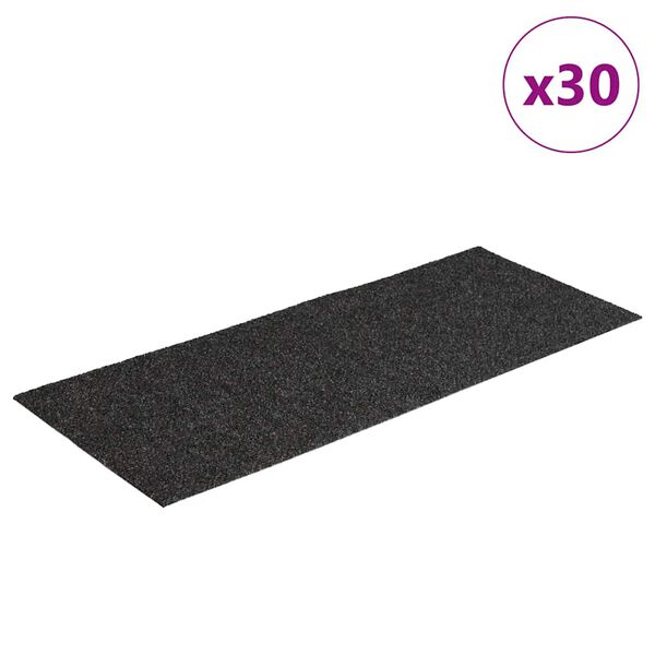 vidaXL Porrasmatot itseliimautuvat 30 kpl 60x25 cm antrasiitti suorakaiteen muotoinen
