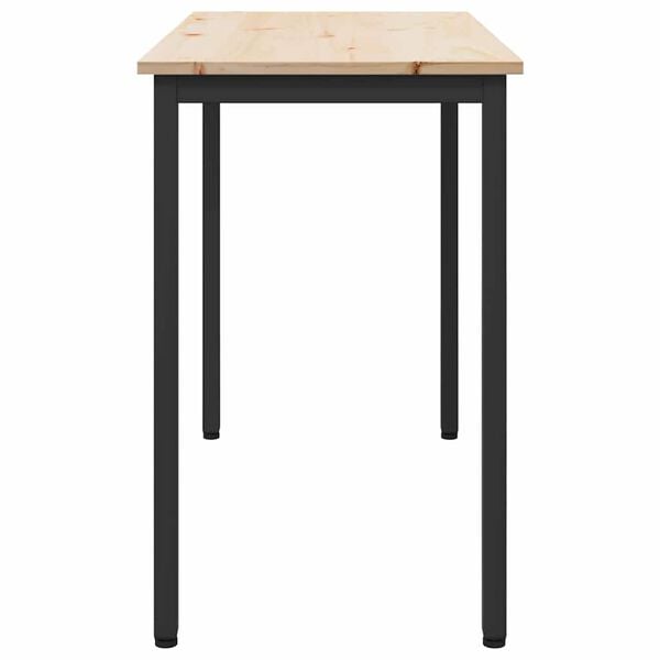 vidaXL P&ouml;yt&auml; Luonnollinen 100 x 50 x 77 cm Kehitetty puu ja ter&auml;s