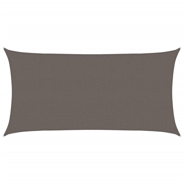 vidaXL Aurinkopurje 160 g/m² antrasiitti 2,5x4,5 m HDPE