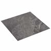vidaXL Itsekiinnittyv&auml;t Lattialankut Musta 30,5 x 30,5 cm 20 kpl