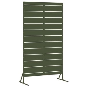 vidaXL Yksityisyysn&auml;ytt&ouml; 100 x 50 x 180 cm Ter&auml;s Oliivinvihre&auml;