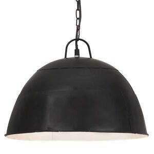 vidaXL Teollistyylinen riippuvalaisin 25 W musta py&ouml;re&auml; 41 cm E27