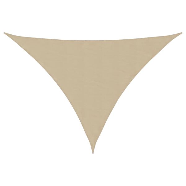 vidaXL Aurinkopurje Oxford-kangas kolmio 2,5x2,5x3,5 m beige