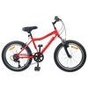 vidaXL Lastenpy&ouml;r&auml; 20 Tuumaa 6-Speed 6-11-vuotiaille Punainen