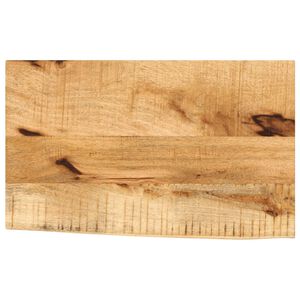 vidaXL P&ouml;yt&auml;levy 40x20x2,5 cm el&auml;v&auml; reuna karkea t&auml;ysi mangopuu