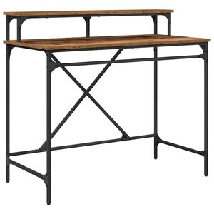 vidaXL P&ouml;yt&auml; Vanha Puu 100 x 50 x 90 cm Tekninen puu