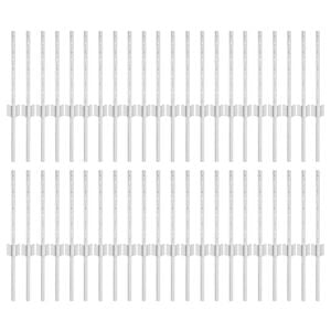 vidaXL Upotettu aitausapaja 44 pcs Hopea 80 cm Jauhemaalattu Ter&auml;s