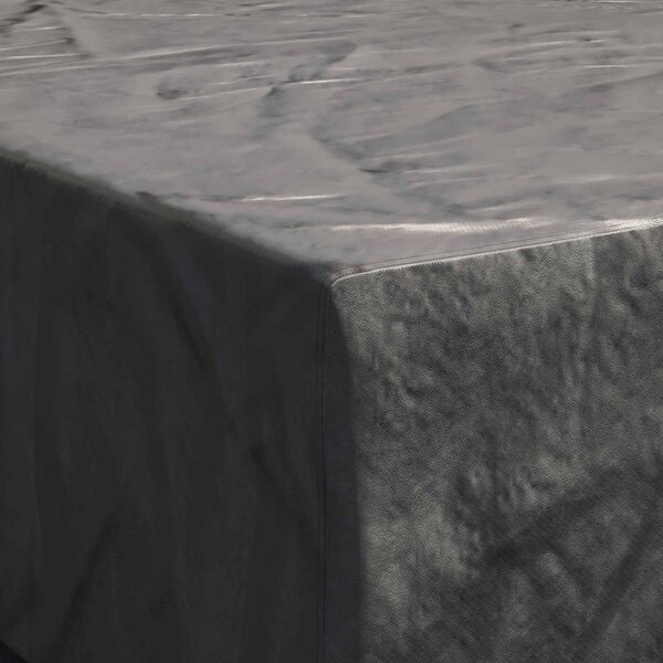 vidaXL Huonekalusuojus Yksiv&auml;rinen Musta 275 x 275 x 70 cm 600D