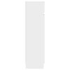vidaXL Kenkäkaappi valkoinen 100,5x28x100 cm tekninen puu