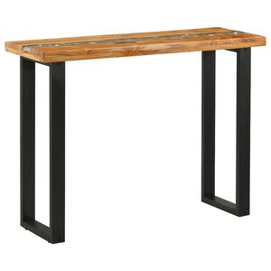 vidaXL Konsolip&ouml;yt&auml; Ruskea 100 x 35 x 75 cm Tiikkipuu