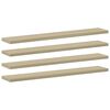 vidaXL Kirjahyllytasot 8 kpl Sonoma-tammi 60x10x1,5 cm lastulevy