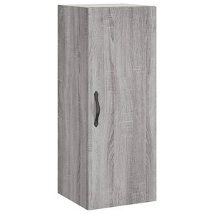 vidaXL Sein&auml;kiinnitett&auml;v&auml; kaappi harm Sonoma 34,5x34x90cm tekninen puu