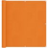 vidaXL Parvekkeen Verho 110 x 500 cm Oxford-kangas Suorakaide Oranssi