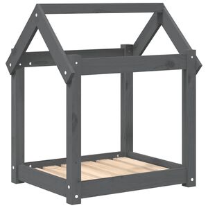 vidaXL Koirans&auml;nky harmaa 61x50x70 cm t&auml;ysi m&auml;nty