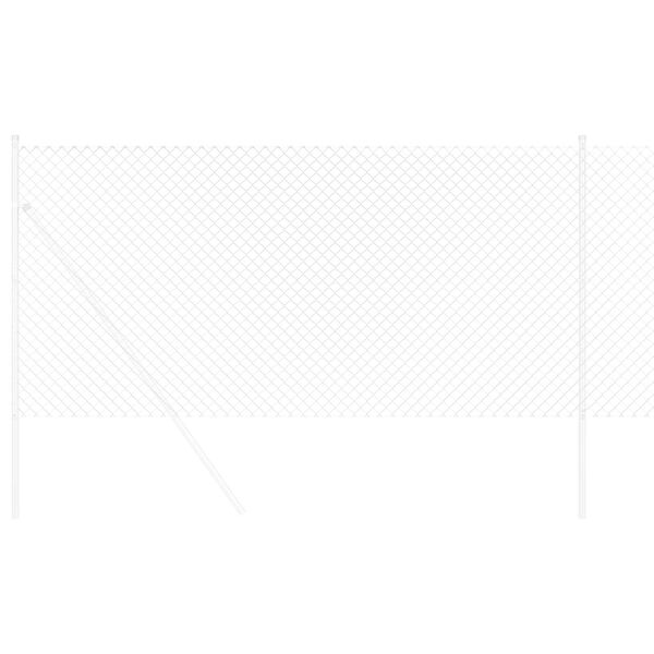 vidaXL Ketjuaita Hopea 10 x 1,2 m Galvanoitu ter&auml;s