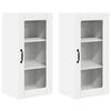 vidaXL Sein&auml;lasi kaappi PORTO 2 pcs Valkoinen 40 x 31 x 80 cm