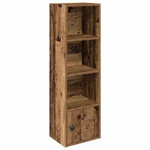 vidaXL Kirjahylly vanha puu 31x24x102 cm tekninen puu