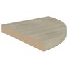 vidaXL Kelluvat kulmahyllyt 2 kpl tammi 35x35x3,8 cm MDF