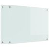 vidaXL Keittiön suojapaneeli 2 pcs Valkoinen 80 x 60 cm karkaistu lasi