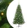 vidaXL Joulukuusi 150 LED-valoilla jalustalla Vihre&auml; 150 cm PE