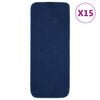 vidaXL Liukumattomat porrasmatot 15 kpl 60x25 cm sininen suorakaide