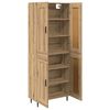 vidaXL Korkea kaappi 2 pcs Artisan tammi 69,5 x 34 x 180 cm