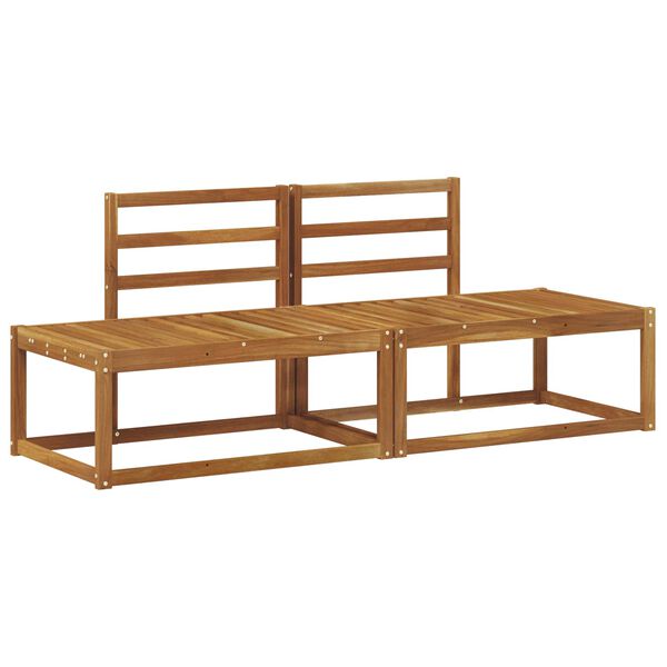 vidaXL Ulkomoduulisohva 2 Kappale Luonnollinen 182,5 x 63 x 73 cm