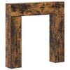 vidaXL Takan kehys Savutammi 102 x 18 x 100,5 cm Tekninen puu