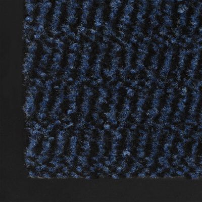 vidaXL Kuramatto suorakulmainen nukkapinta 40x60 cm sininen